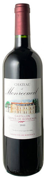 Chateau Monrecueil Castillon Cotes de Bordeaux 2010