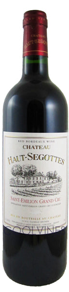 Chateau Haut-Segottes "Grand Cru" St Emilion 2019